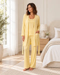 Ribbed Retreat 3-Piece Pajama Set